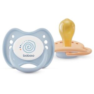 Baboo Soothers Round Latex with Case cumi Blue Haze 6-12 m 2 db kép