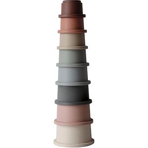 Mushie Stacking Cups Toy játék 3 az 1-ben Original 8 db kép
