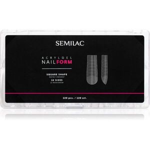 Semilac Accessories Acrylgel Nail Form sablonok körmökre típus Square 120 db kép