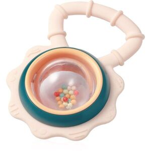 BabyOno Rattle With Teether 3m+ rágóka csörgővel Flower 1 db kép