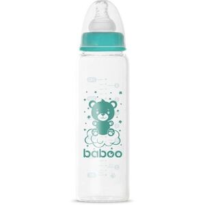 Baboo Anti-colic Glass Feeding Bottle Narrow Neck cumisüveg üvegből 3m+ 1 db kép