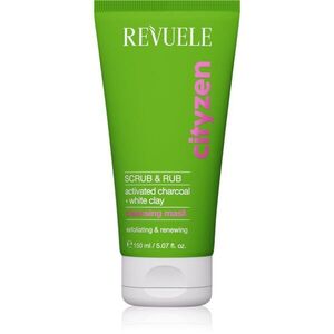 Revuele Cityzen Scrub & Rub tisztító bőrradír arcpakolás aktív szénnel 150 ml kép