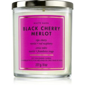 Bath & Body Works Black Cherry Merlot illatgyertya 227 g kép