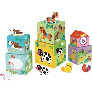 2Kids Toys Animal Blocks fakocka 12m+ 12 db kép
