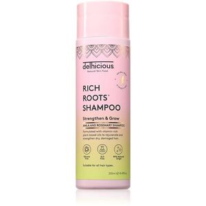delhicious RICH ROOTS Strengthen & Moisturise Shampoo erősítő sampon hidratáló hatással 250 ml kép