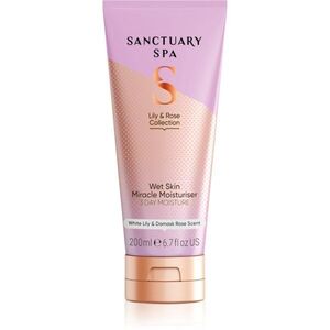 Sanctuary Spa Lily & Rose Collection hidratáló testápoló tej zuhanyba 200 ml kép