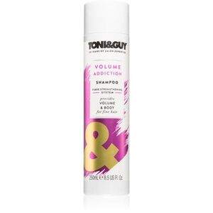 TONI&GUY Volume Addiction tömegnövelő sampon a selymes hajért 250 ml kép