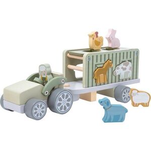 2Kids Toys Wooden Car with Animals játékkészlet fából készült 2y+ 10 db kép