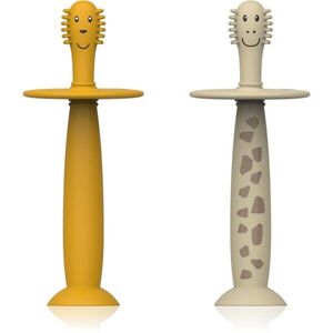 Matchstick Monkey Animal Collection fogkefék gyermekeknek Lion/ Giraffe 2 db kép