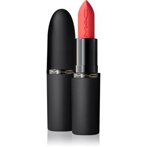 MAC Cosmetics Powder Kiss Hazy Matte mattító rúzs árnyalat Mandarin O 3.5 g kép