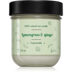 Tropicandle Lemongrass & Ginger illatgyertya 170 ml kép