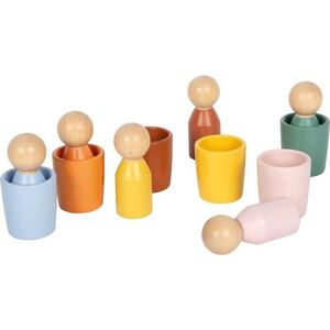 Small foot Montessori játékkészlet fából készült 12m+ 12 db kép