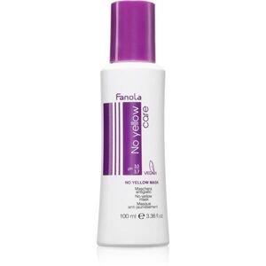 Fanola No Yellow Mask maszk semlegesíti a sárgás tónusokat 100 ml kép