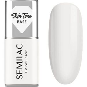 Semilac UV Gel Base Skin Tone Base bázis lakk zselés műkörömhöz árnyalat Coconut Cream 7 ml kép