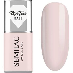 Semilac UV Gel Base Skin Tone Base bázis lakk zselés műkörömhöz árnyalat Écru 7 ml kép