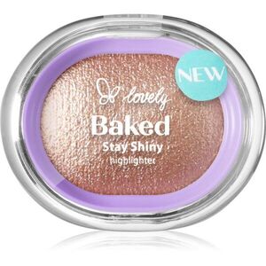 Lovely Baked Stay Shiny Highlighter égetett élénkítő árnyalat 03 4 g kép