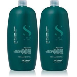 Alfaparf Milano Semi di Lino Reconstruction Shampoo duo Kit szett a károsult hajra kép