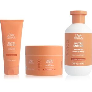 Wella Professionals Invigo Nutri-Enrich szett száraz és sérült hajra 3 db kép