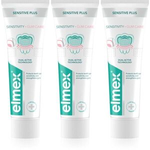 Elmex Sensitive Plus Sensitivity + Gums szett a fogakra kép