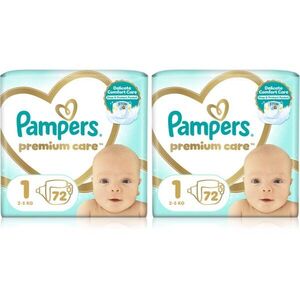Pampers Premium Care Size 1 szett gyermekeknek születéstől kezdődően kép