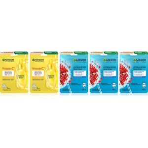 Garnier Textil Masks szett az arcra kép