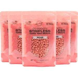 RIO Hard Wax Beads Rose gyantagyöngy szőrtelenítéshez 5x100 g kép