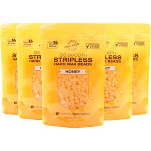 RIO Hard Wax Beads Honey gyantagyöngy szőrtelenítéshez 5x100 g kép