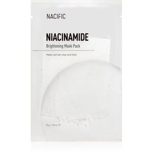 Nacific Niacinamide Brightening Mask Pack fehérítő gézmaszk az öregedés jelei ellen 1 db kép