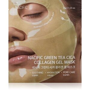 Nacific Green Tea Collagen Gel Mask élénkítő arcmaszk hidratáló hatással 1 db kép