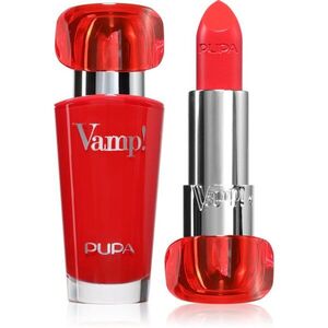 PUPA Milano Vamp! Luminous Lipstick rúzs a telt ajkakért árnyalat 305 True Orange 3.5 g kép