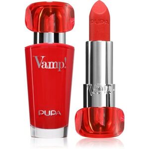 PUPA Milano Vamp! Luminous Lipstick rúzs a telt ajkakért árnyalat 304 Red Flame 3.5 g kép