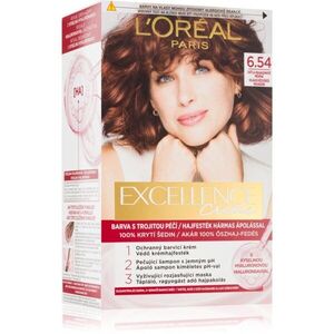 L’Oréal Paris Excellence Creme hajfesték árnyalat 6.54 1 db kép