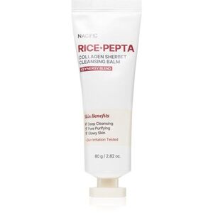 Nacific Rice + Pepta Collagen Sherbet Cleansing Balm Mélytisztító balzsam hidratáló hatással 80 g kép