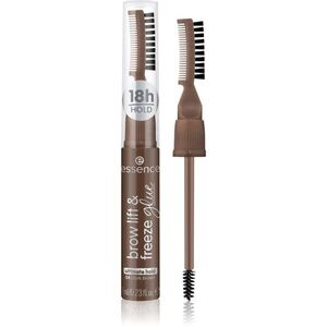 essence Brow Lift & Freeze transzparens gél szemöldökre árnyalat 04 Dark Brown 7 ml kép