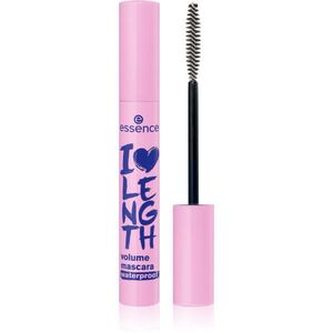essence I LOVE LENGTH vízálló és tömegnövelő szempillaspirál árnyalat 01 Ultra Black 9 ml kép