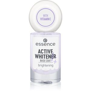 essence Active Whitener Base Coat alapozó körömlakk fehérítő hatás 8 ml kép