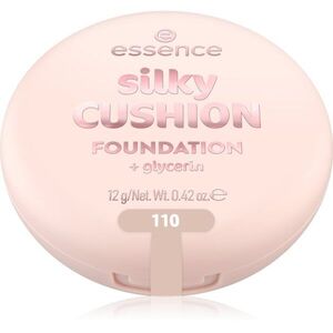 essence silky CUSHION FOUNDATION alapozó sminkszivaccsal közepes fedésű árnyalat 110 12 g kép