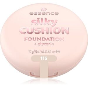 essence silky CUSHION FOUNDATION alapozó sminkszivaccsal közepes fedésű árnyalat 115 12 g kép