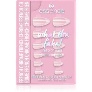 essence WHAT THE FAKE! műköröm 05 FRENCH CHROME kép