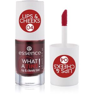 essence WHAT A TINT! folyékony arcpír és szájfény árnyalat 04 Strawberry Rush 4.9 ml kép