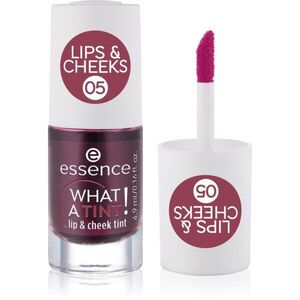 essence WHAT A TINT! folyékony arcpír és szájfény árnyalat 05 Velvet Berry 4.9 ml kép