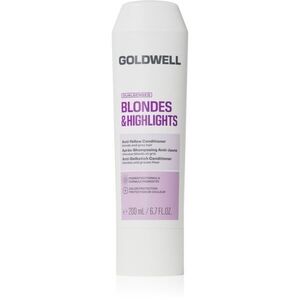 Goldwell Dualsenses Blondes & Highlights Anti-Yellow Conditioner kondicionáló semlegesíti a sárgás tónusokat 200 ml kép