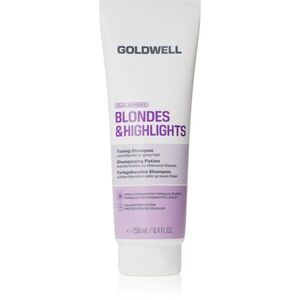 Goldwell Dualsenses Blondes & Highlights Toning Shampoo lila tonizáló sampon 250 ml kép