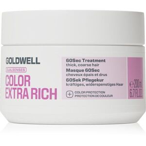 Goldwell Dualsenses Color Extra Rich 60Sec Treatment regeneráló ápolás a tündöklő hajszínért 200 ml kép