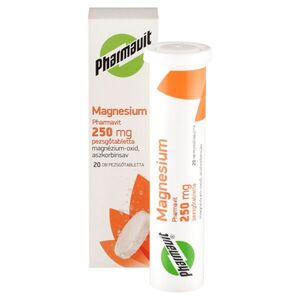 Pharmavit Magnesium 250 mg pezsgőtabletta 20 db kép