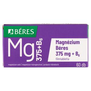 Béres Magnézium 375 mg + B6 filmtabletta 60 db kép