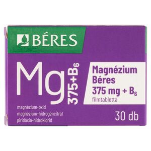 Béres Magnézium 375 mg + B6 filmtabletta 30 db kép