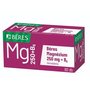Béres Magnézium 250 mg + B6 filmtabletta 60 db kép
