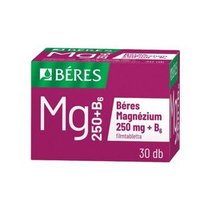 Béres Magnézium 250 mg + B6 filmtabletta 30 db kép
