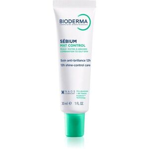 Bioderma Sébium Mat Control könnyű hidratáló krém a fénylő arcbőr és a kitágult pórusok ellen 30 ml kép